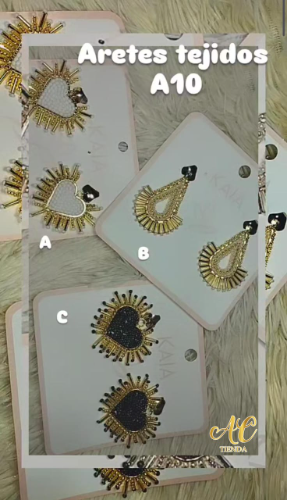 ARETES TEJIDOS A10